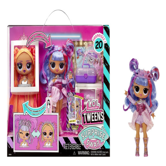 L.O.L. Surprise Tweens Surprise Swap Fashion Doll (Buns-2-Braids Bailey)